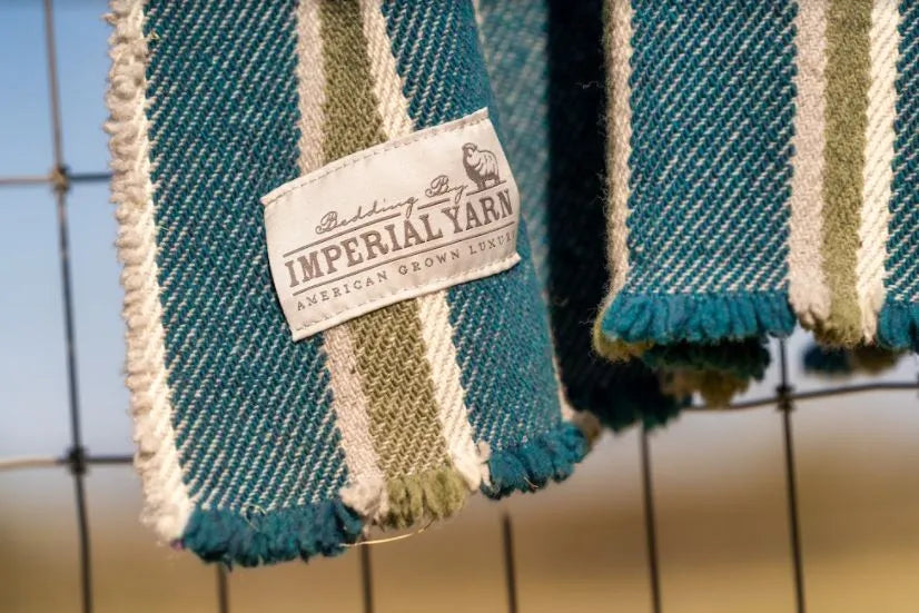 Seaside Stripes Woven Throw Imperial Yarn