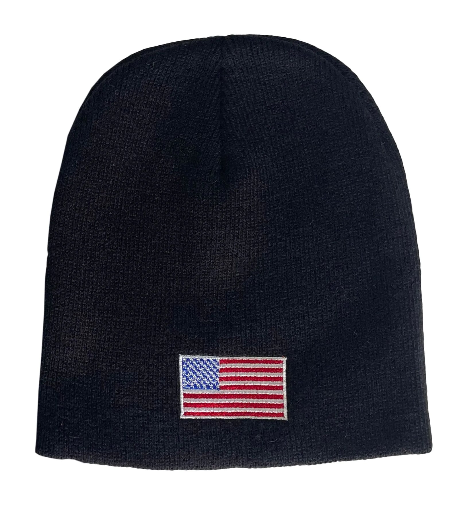 Stretch Beanie with Flag Patch Artex