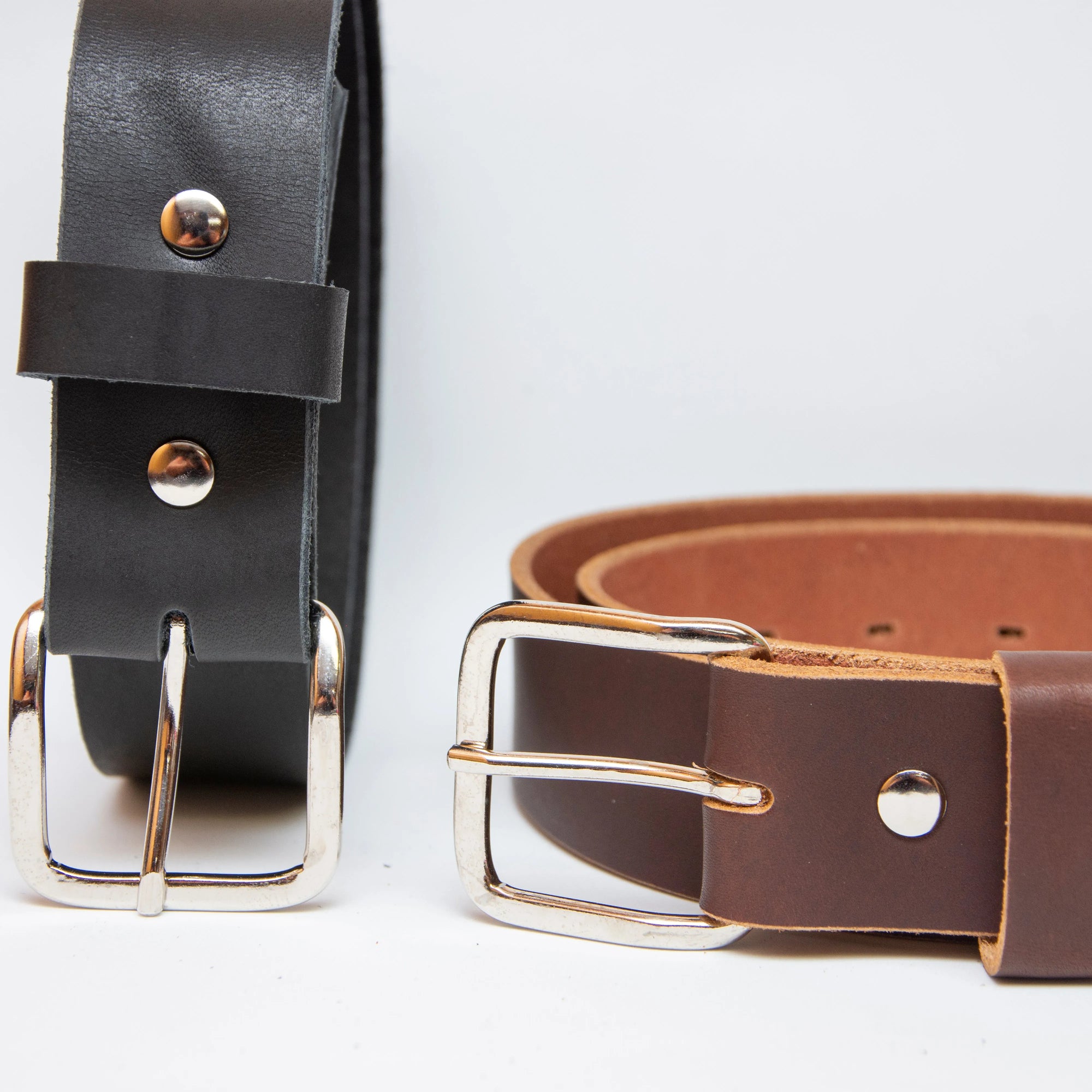 The Journeyman Leather Belt Main Street Forge