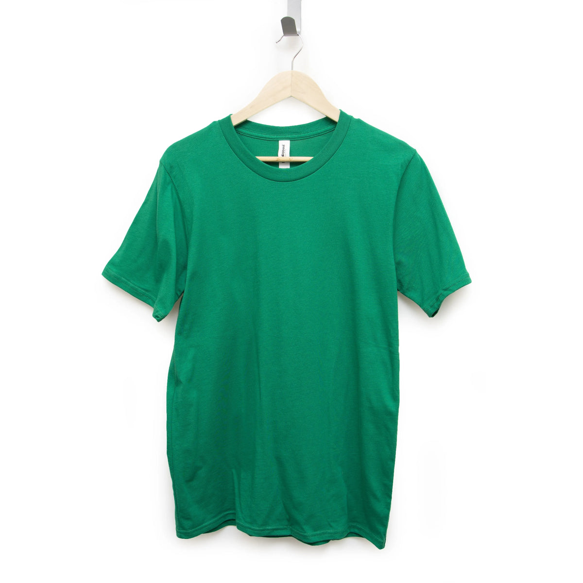 American Apparel Women's Kelly Green Fine Jersey Short Sleeve T-Shirt