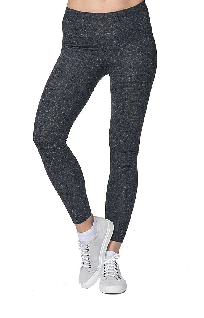 Womens Eco Triblend Spandex Jersey Leggings Royal Apparel