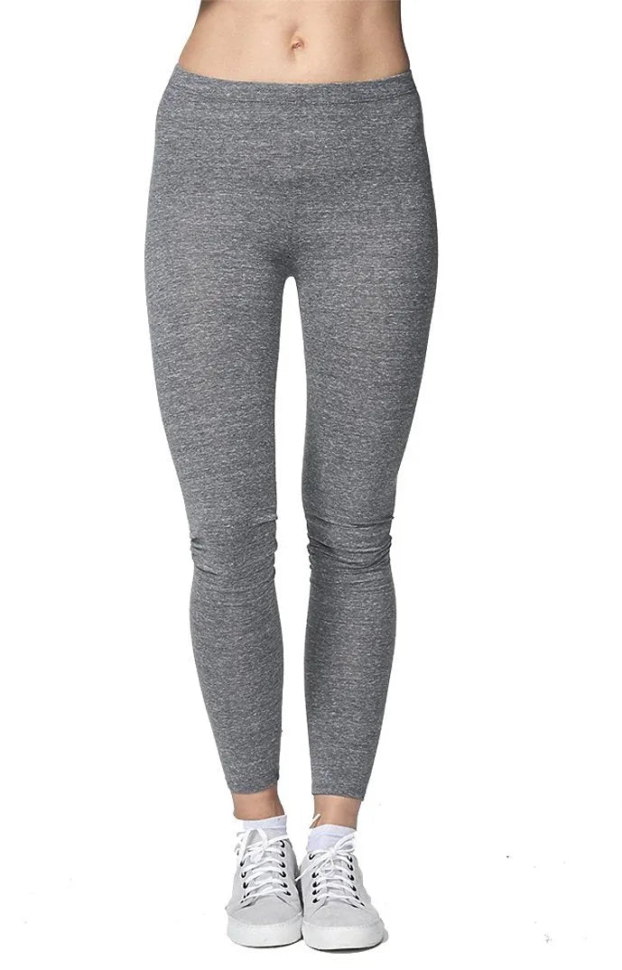 Womens Eco Triblend Spandex Jersey Leggings - All American Clothing Co